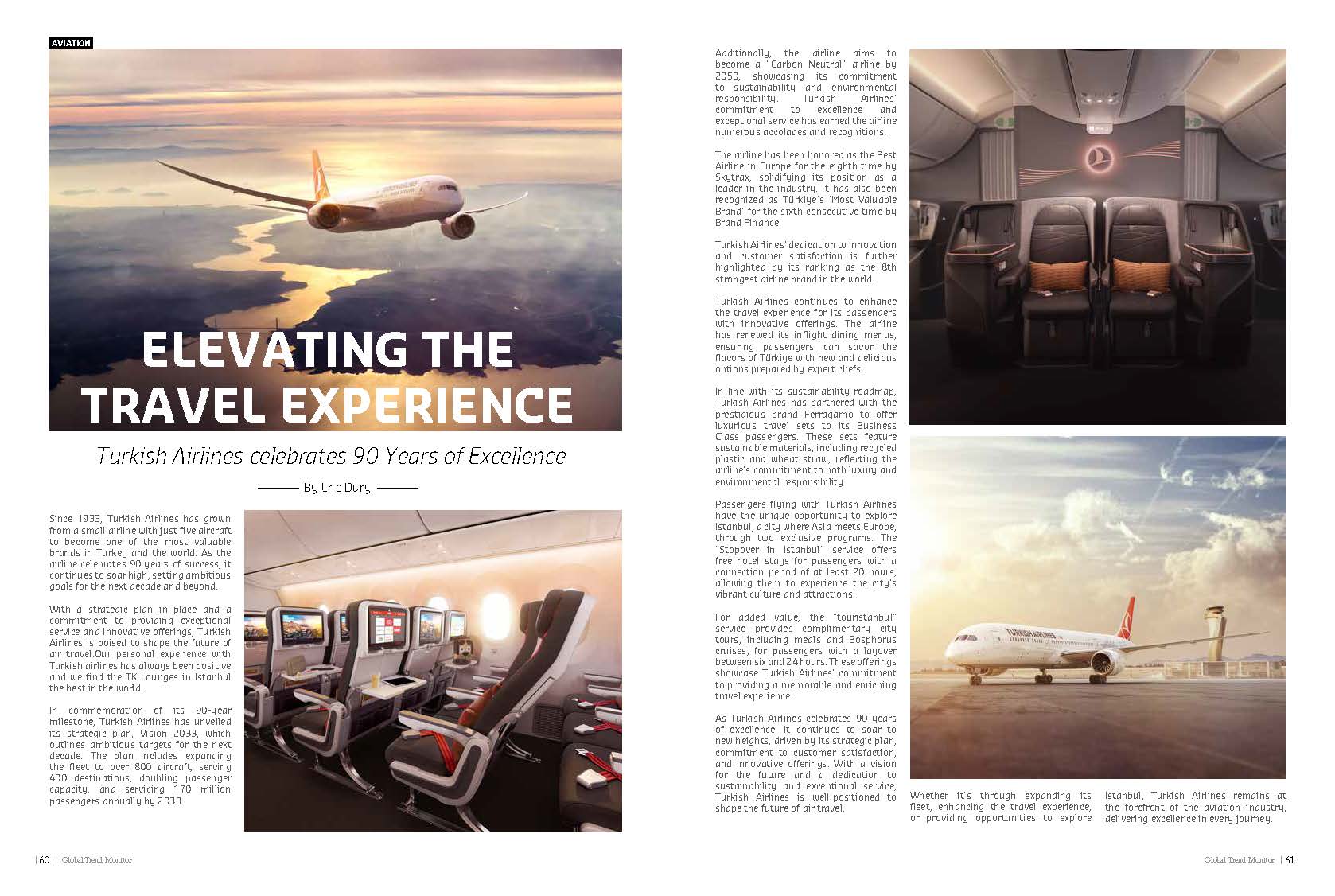 Elevating the Travel Experience: Turkish Airlines celebrates 90 Years ...