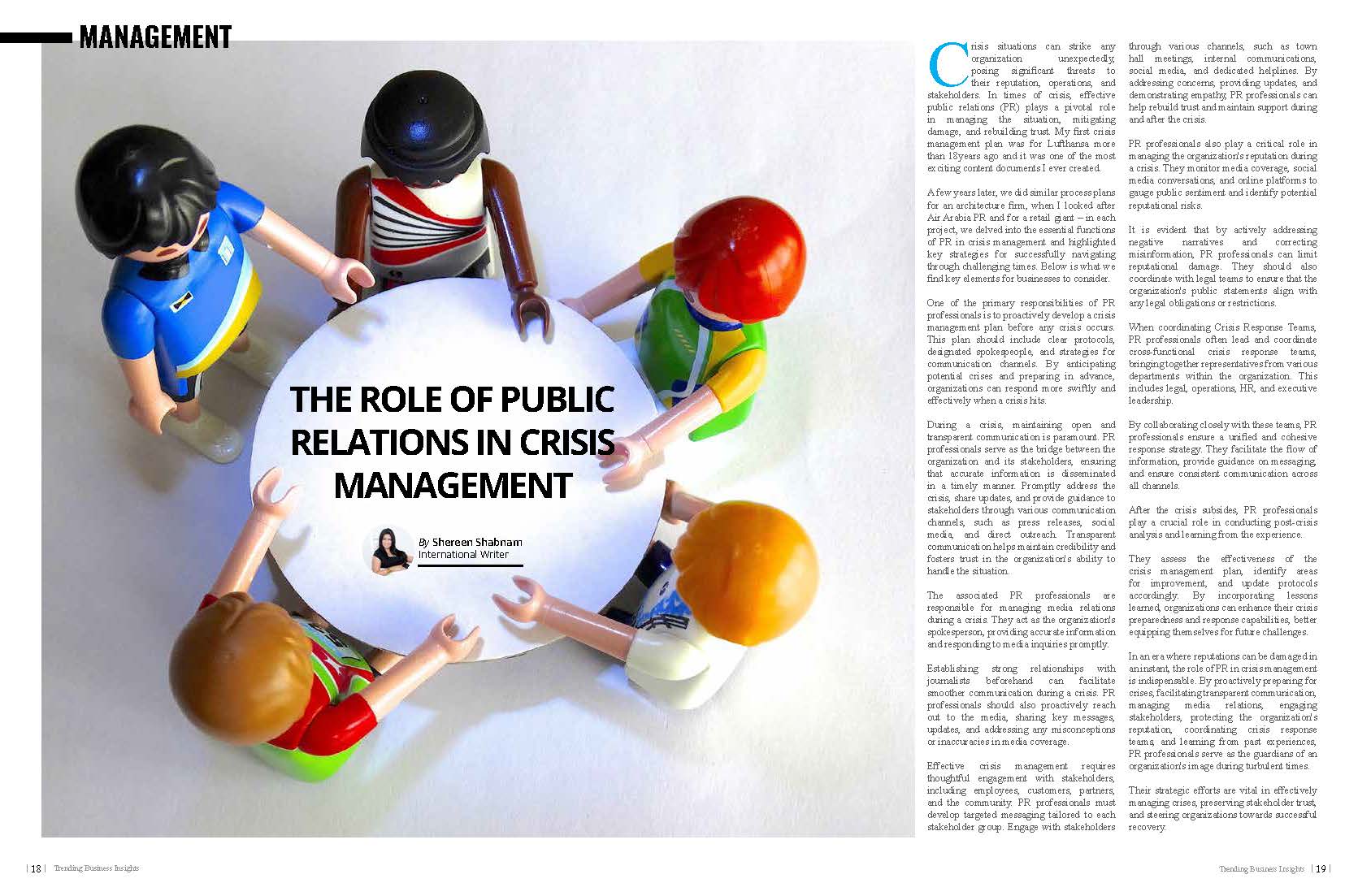 The Role of Public Relations in Crisis Management – Business Insights